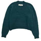 Claire Cropped Dark Aqua