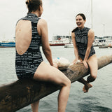 Sjósundbolur BAHNS - grænn/turquise