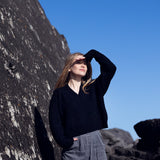 Claire Cropped - black