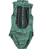 Sjósundbolur BAHNS - grænn/turquise