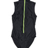 Zipper swimsuit - black with neon zipper